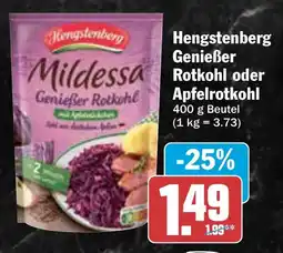 HIT Hengstenberg Genießer Rotkohl oder Apfelrotkohl Angebot
