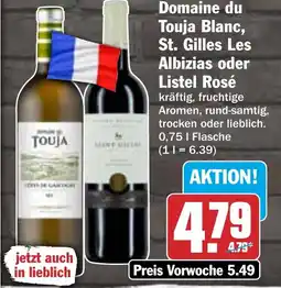 HIT Domaine du Touja Blanc, St. Gilles Les Albizias oder Listel Rosé Angebot