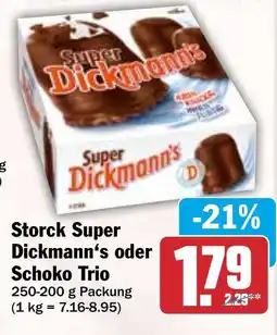 HIT Storck Super Dickmann's oder Schoko Trio Angebot