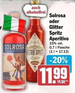 HIT Solrosa oder Glitter Spritz Aperitivo Angebot