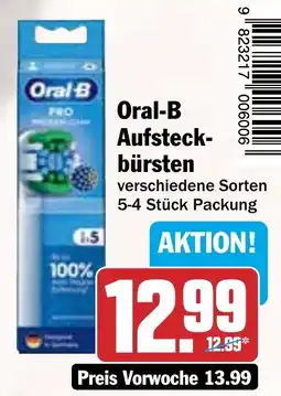 HIT Oral-B Aufsteck- bürsten Angebot