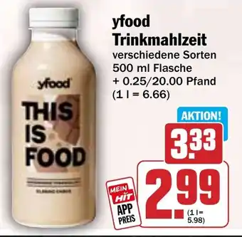 HIT yfood Trinkmahlzeit Angebot