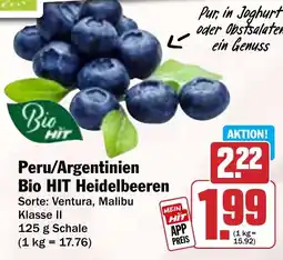 HIT Peru/Argentinien Bio HIT Heidelbeeren Angebot