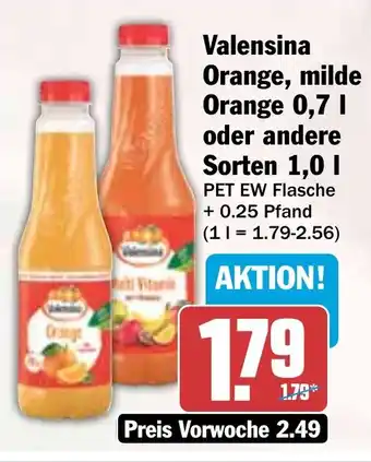 HIT Valensina Orange, milde Orange oder andere Angebot