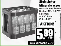 HIT Steinsieker Mineralwasser Angebot