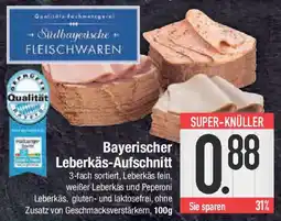 E-Center Bayerischer Leberkäs-Aufschnitt Angebot