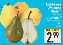 E-Center Tafelbirnen Williams Christ" oder,,Xenia" Angebot