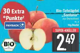 E-Center Bio-Tafeläpfel ,,Santana" Angebot