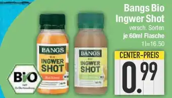 E-Center Bangs Bio Ingwer Shot Angebot