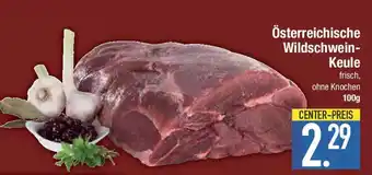 E-Center Österreichische Wildschwein- Keule Angebot