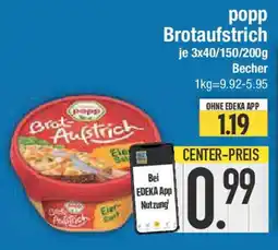 E-Center popp Brotaufstrich Angebot