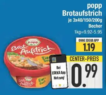 E-Center popp Brotaufstrich Angebot