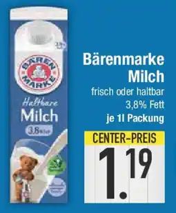 E-Center Bärenmarke Milch Angebot