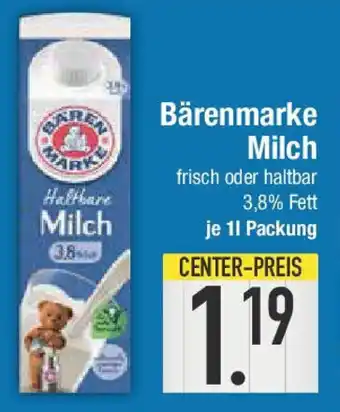 E-Center Bärenmarke Milch Angebot