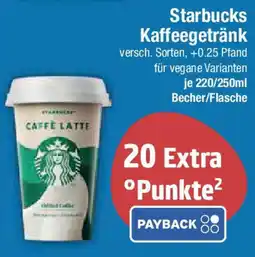 E-Center Starbucks Kaffeegetränk Angebot