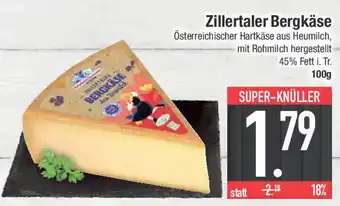 E-Center Zillertaler Bergkäse Angebot