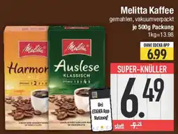 E-Center Melitta Kaffee Angebot