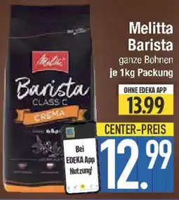 E-Center Melitta Barista ganze Bohnen Angebot