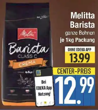 E-Center Melitta Barista ganze Bohnen Angebot