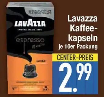 E-Center Lavazza Kaffee- kapseln je 10er Packung Angebot