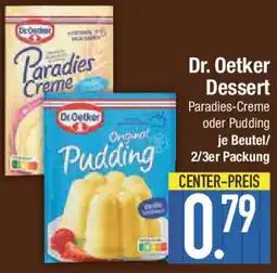 E-Center Dr. Oetker Dessert Paradies-Creme oder Pudding Angebot