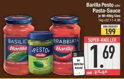 E-Center Barilla Pesto oder Pasta-Sauce Angebot