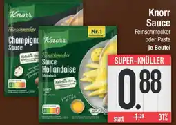 E-Center Knorr Sauce Feinschmecker oder Pasta Angebot