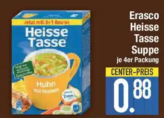 E-Center Erasco Heisse Tasse Suppe je 4er Packung Angebot