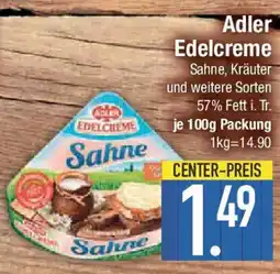 E-Center Adler Edelcreme Sahne, Kräuter Angebot