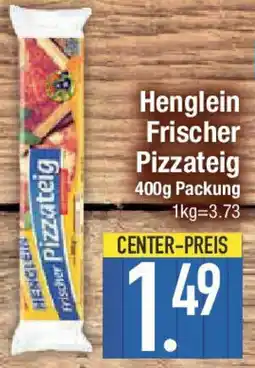E-Center Henglein Frischer Pizzateig Angebot