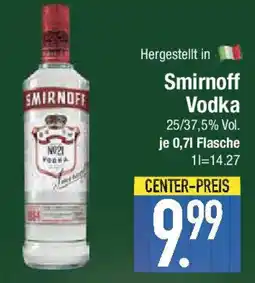 E-Center Smirnoff Vodka Angebot