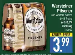 E-Center Warsteiner Pilsener Angebot