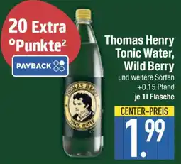 E-Center Thomas Henry Tonic Water, Wild Berry Angebot