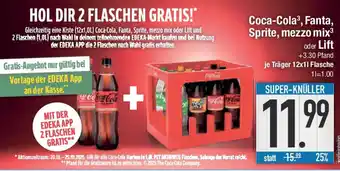 E-Center Coca-Cola, Fanta, Sprite, mezzo mix oder Lift Angebot