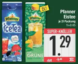 E-Center Pfanner Eistee Angebot