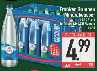 E-Center Franken Brunnen Mineralwasser Angebot