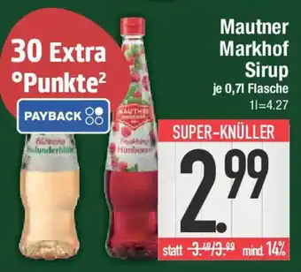E-Center Mautner Markhof Sirup Angebot