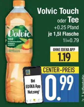 E-Center Volvic Touch oder Tee Angebot