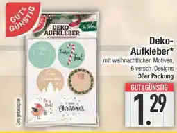 E-Center GUT&GÜNSTIG Deko- Aufkleber 36er Packung Angebot
