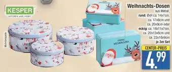 E-Center KESPER Weihnachts-Dosen Angebot