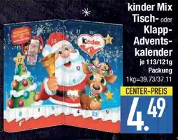 E-Center kinder Mix Tisch-oder Klapp- Advents- kalender Angebot