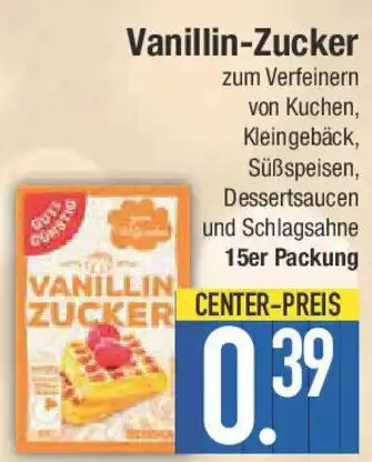 E-Center GUT & GUNSTIG Vanillin-Zucker Angebot