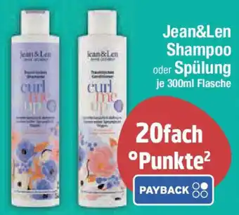 E-Center Jean&Len Shampoo oder Spülung Angebot
