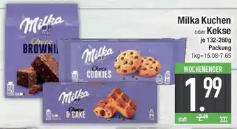 E-Center Milka Kuchen oder Kekse Angebot