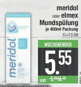 E-Center meridol oder elmex Mundspülung Angebot