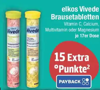 E-Center elkos Vivede Brausetabletten je 17er Dose Angebot