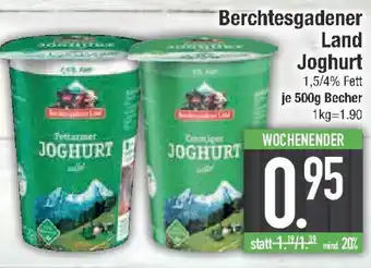 E-Center Berchtesgadener Land Joghurt Angebot