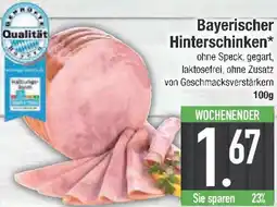 E-Center Bayerischer Hinterschinken Angebot