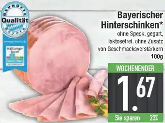 E-Center Bayerischer Hinterschinken Angebot
