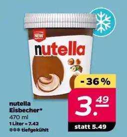 NETTO nutella Eisbecher Angebot